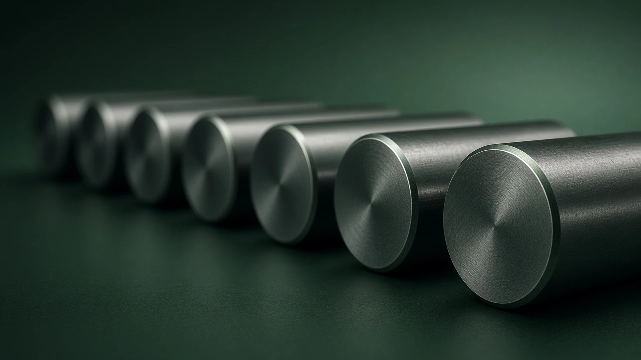 Soft green-dark wash over precision alloy bar ends, premium studio banner 16:9.