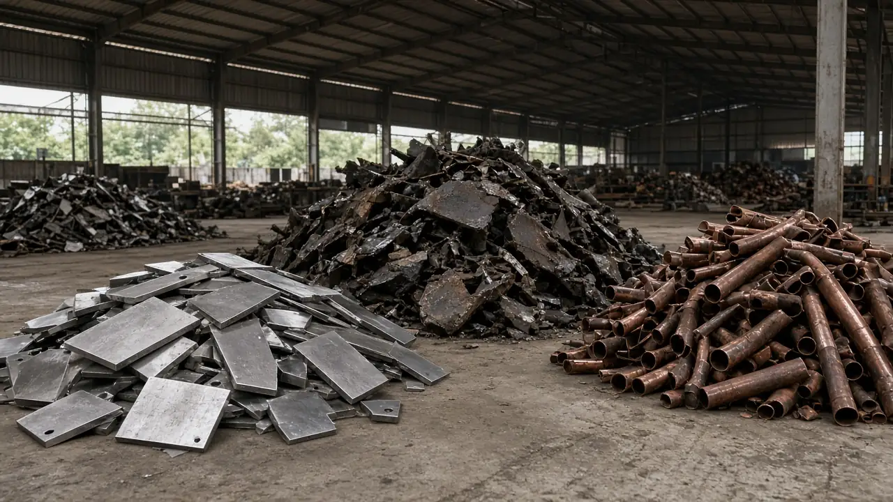 Mixed industrial metal materials in the Bharani Metals catalogue