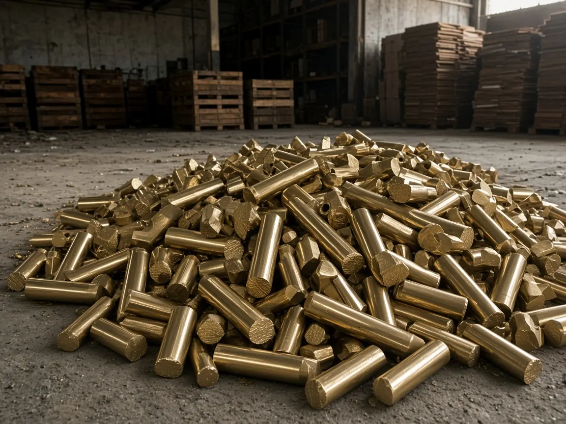 Brass Rod Offcut Scrap scrap