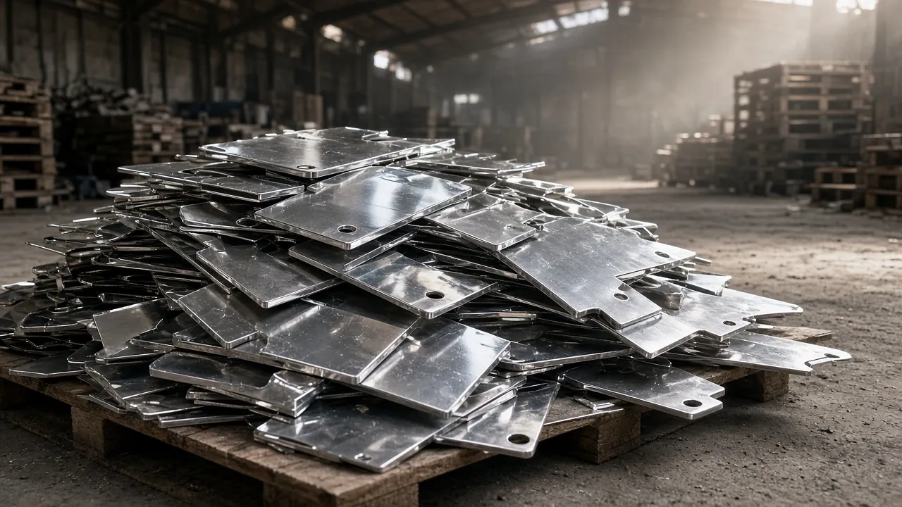 Stainless Steel 304 scrap in warehouse