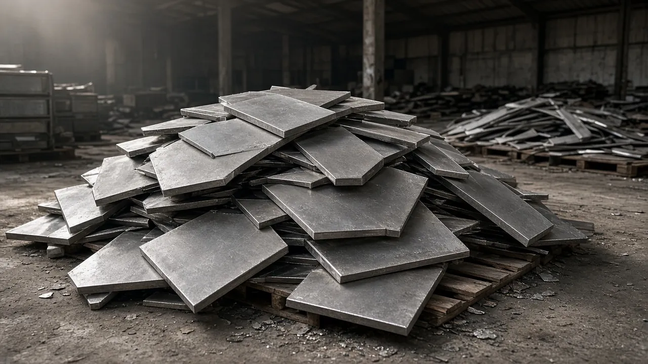 400-series Stainless scrap in warehouse